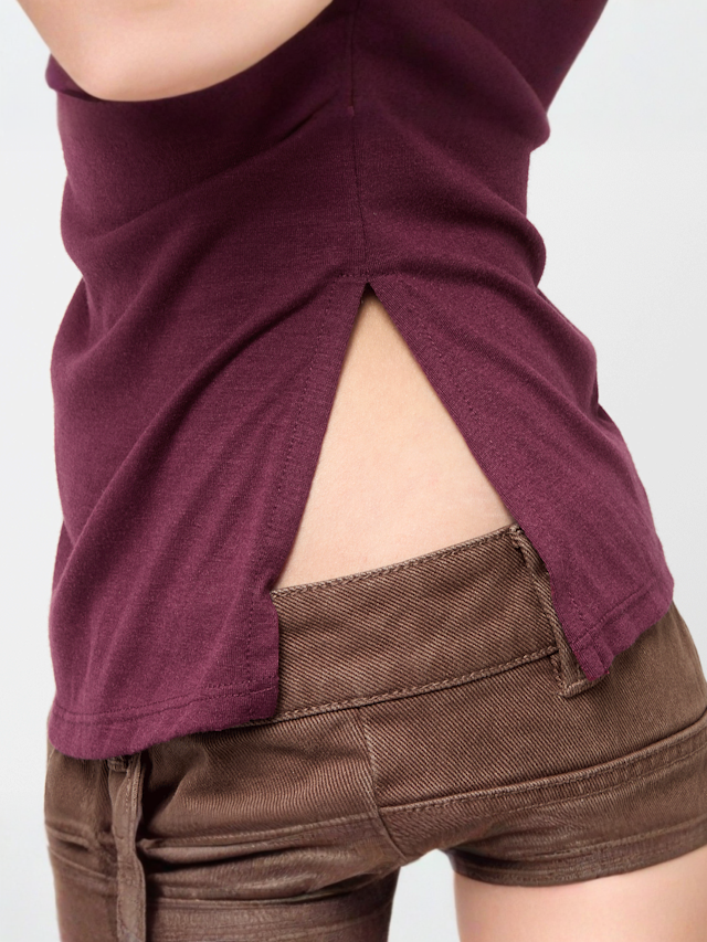 Decibel, Gathered Longsleeve, red, Image 3 of 5