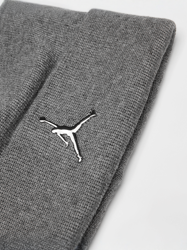 Jordan, Beanie Cuffed, grey, Image 3 of 3