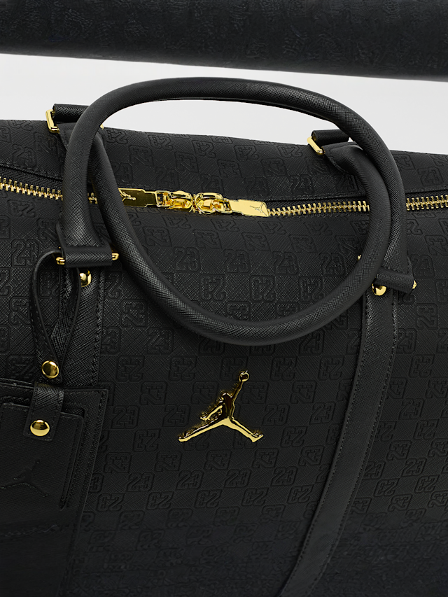 Jordan, JAM MONOGRAM DUFFLE BAG black,gold, black, Image 6 of 6