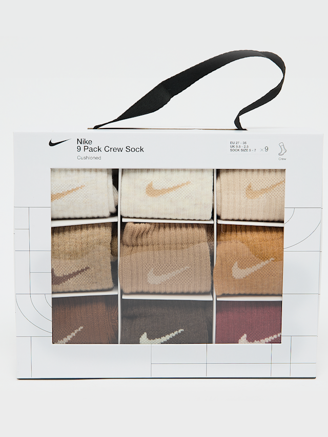 Nike, 9 PACK - NHN HOLIDAY  CREW BOX SET white,black, multi-colour, Image 2 of 3