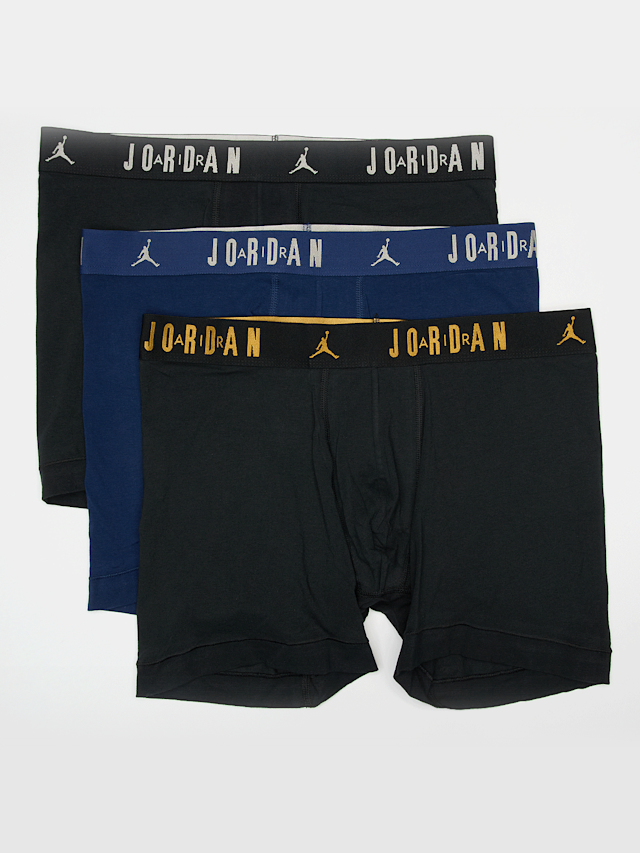 Jordan, 3 PACK - Flight Cotton Core Boxer Brief, black, Image 1 of 2