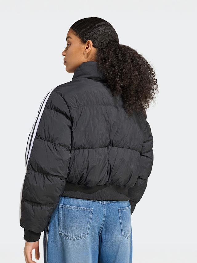 adidas Originals, Cropped Puff Jacket, zwart, Afbeelding 2 van 5