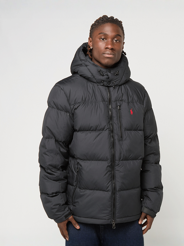 Polo Ralph Lauren, GRHM JKT-INSULATED-BOMBER polo black glossy, black, Image 1 of 7
