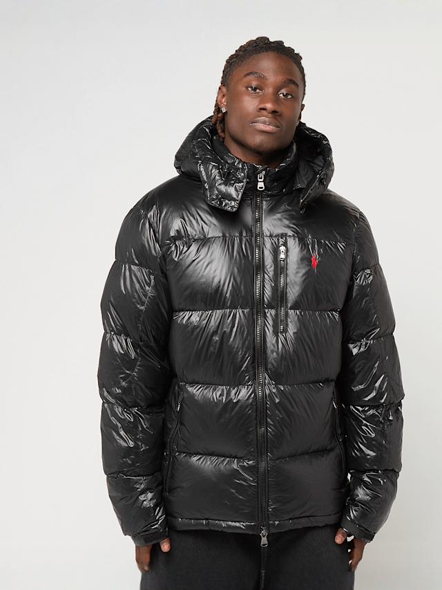 Polo Ralph Lauren, GRHM JKT-INSULATED-BOMBER polo black glossy, black, Image 1 of 7