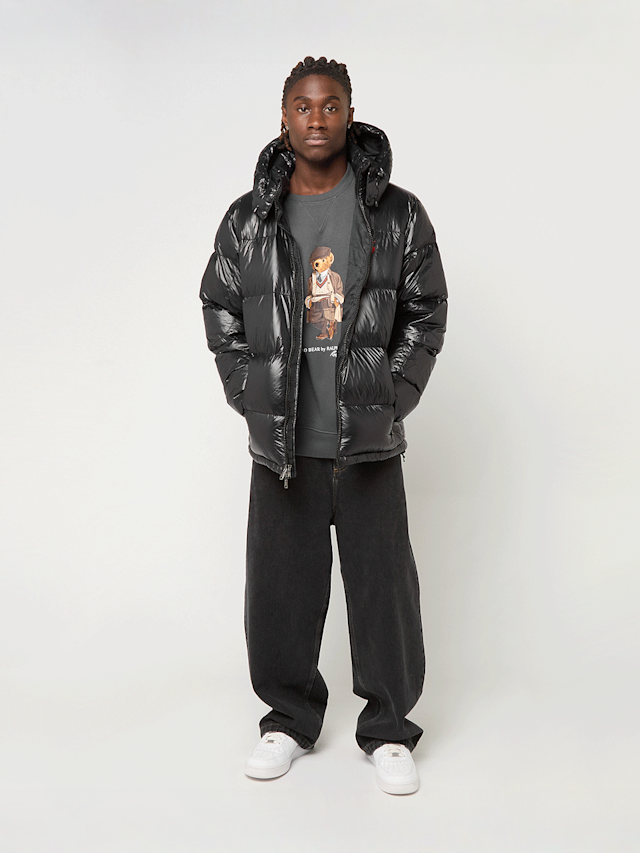 Polo Ralph Lauren, GRHM JKT-INSULATED-BOMBER polo black glossy, black, Image 7 of 7