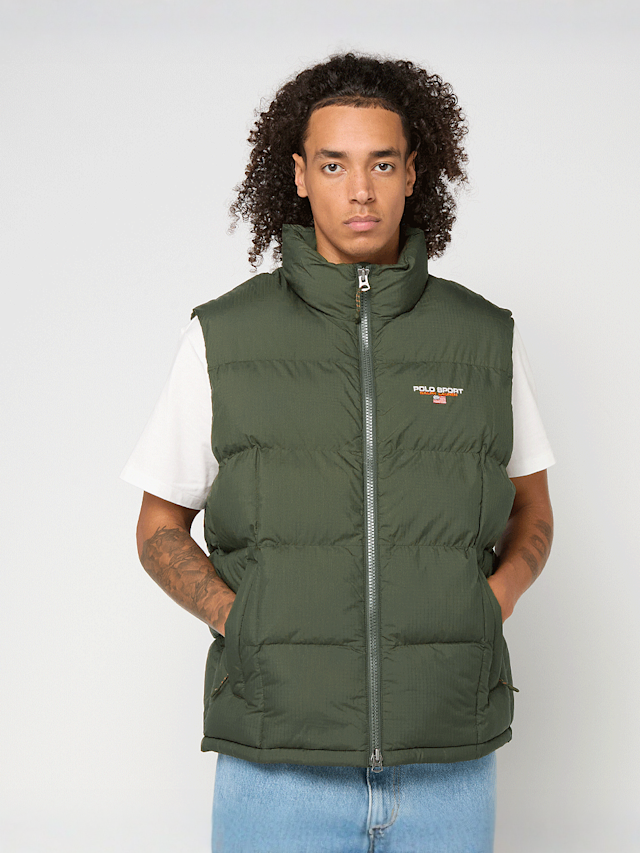 Polo Ralph Lauren, CLDN WLD VST-INSULATED-VEST red, green, Image 1 of 6