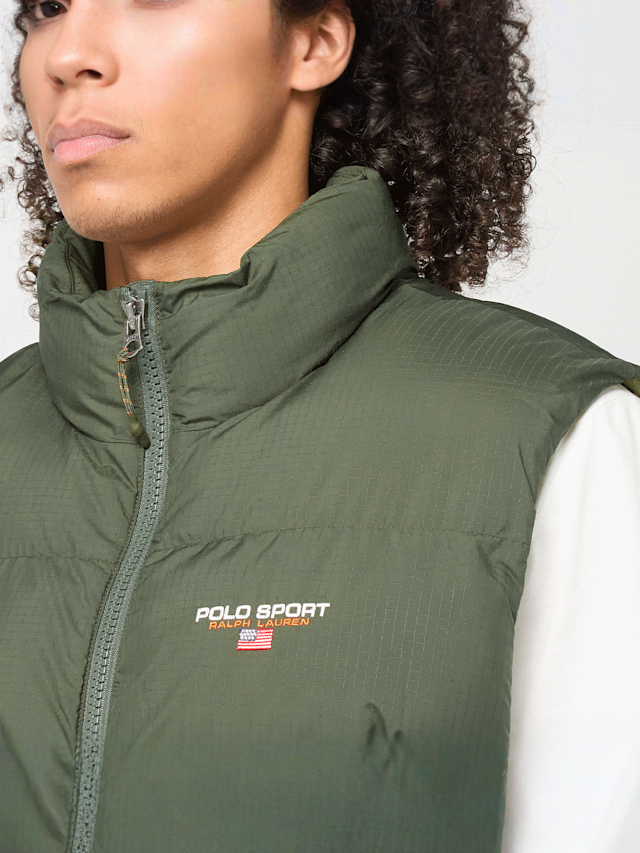 Polo Ralph Lauren, CLDN WLD VST-INSULATED-VEST polo black, green, Image 3 of 6