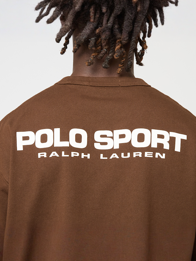 Polo Ralph Lauren, SSRLXDTEEM2-SHORT SLEEVE-T-SHIRT polo black/white, brown, Image 4 of 5