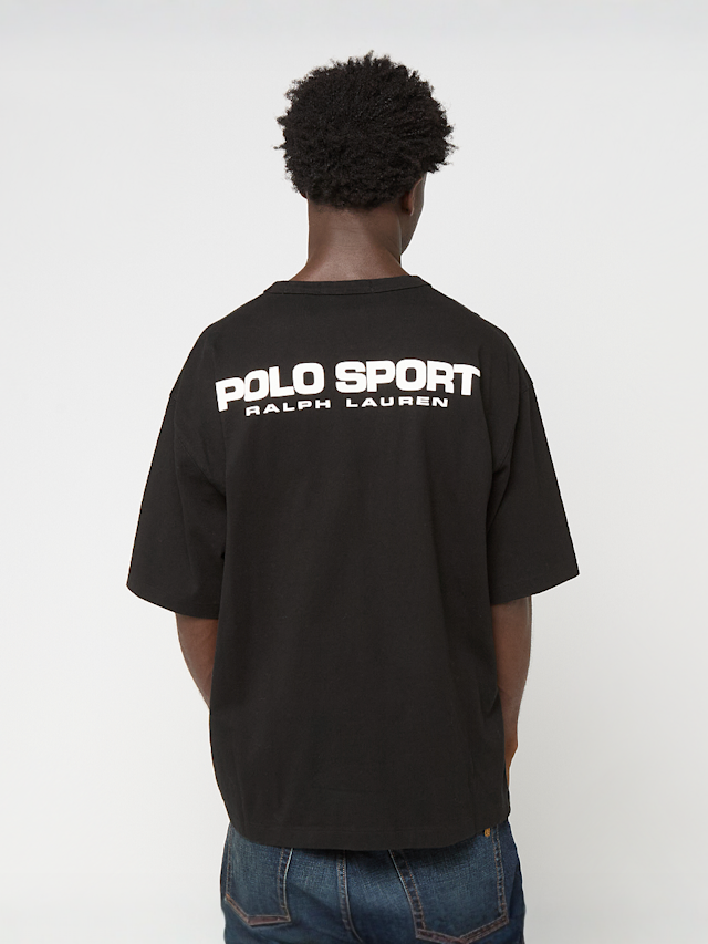 Polo Ralph Lauren, SSRLXDTEEM2-SHORT SLEEVE-T-SHIRT polo black/white, black, Image 1 of 5