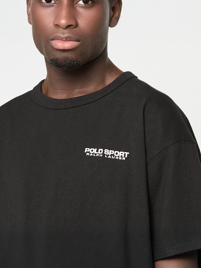 Polo Ralph Lauren, SSRLXDTEEM2-SHORT SLEEVE-T-SHIRT polo black/white, black, Image 3 of 5