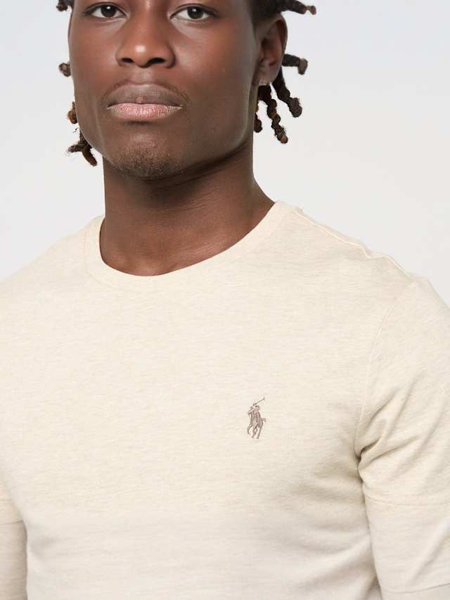Polo Ralph Lauren, SSRLXDTEEM2-SHORT SLEEVE-T-SHIRT polo black/white, beige, Image 3 of 4