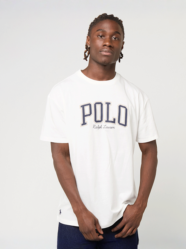 Polo Ralph Lauren, SSRLXDTEEM2-SHORT SLEEVE-T-SHIRT polo black/white, white, Image 1 of 4