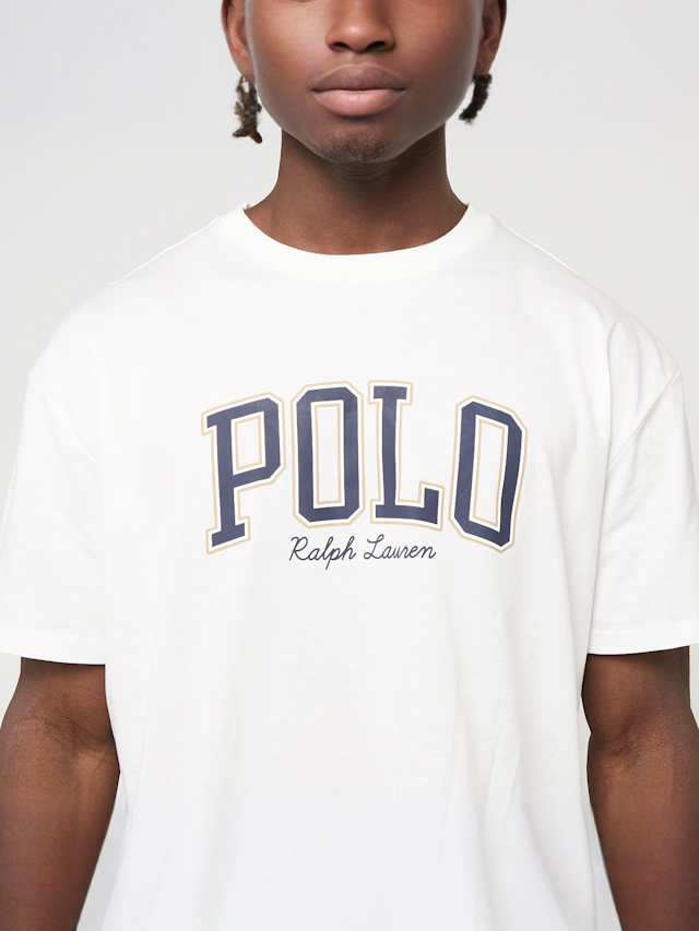 Polo Ralph Lauren, SSRLXDTEEM2-SHORT SLEEVE-T-SHIRT polo black/white, white, Image 3 of 4