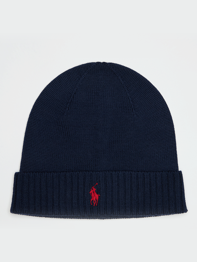 Polo Ralph Lauren, FO HAT-COLD WEATHER-HAT polo black, blue, Image 1 of 3