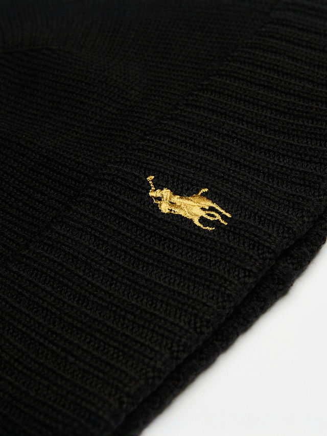 Polo Ralph Lauren, Fold-Over Cold Weather Hat, zwart, Afbeelding 3 van 3