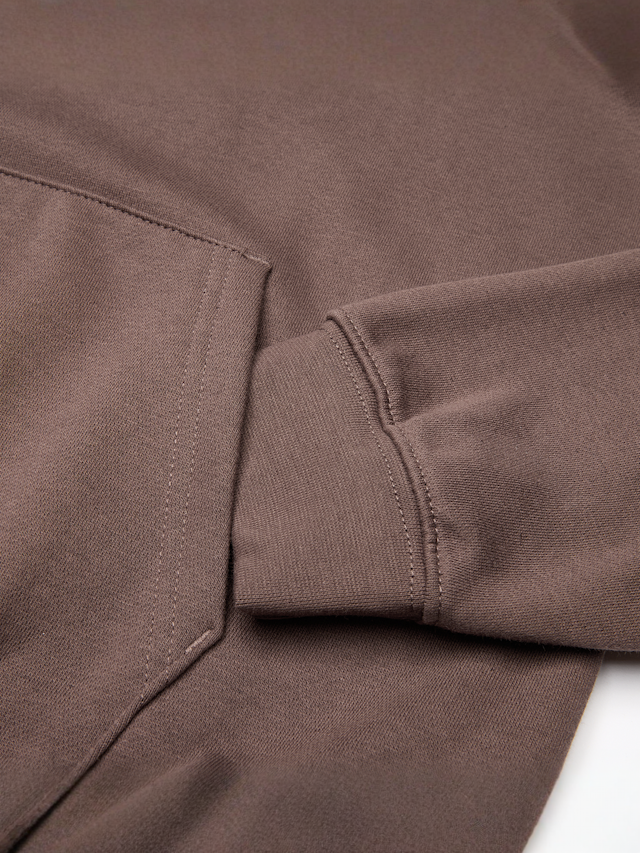 Jordan, JDB MJ Brooklyn Fleece Hoodie, brown, Image 4 of 4