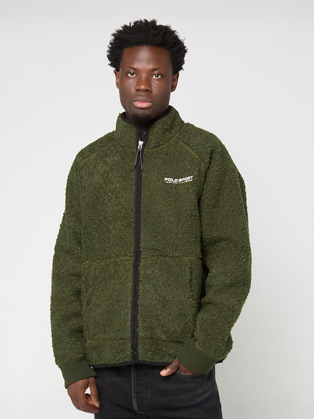 Polo Sport Ralph Lauren, LSFZM6-LONG SLEEVE-FULL ZIP company olive, green, Image 1 of 4