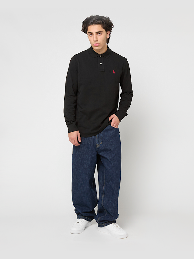 Polo Ralph Lauren, LSKCCMSLM2-LONG SLEEVE-KNIT polo black, black, Image 4 of 4