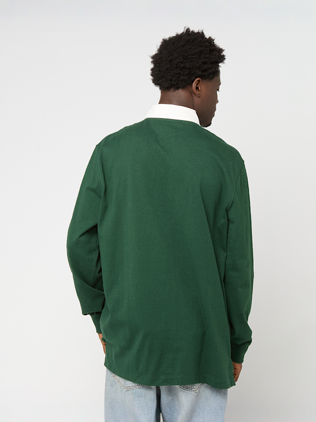 Polo Ralph Lauren, LS RUGBY M3-LONG SLEEVE-KNIT pale russet/trophy cream, green, Image 2 of 4