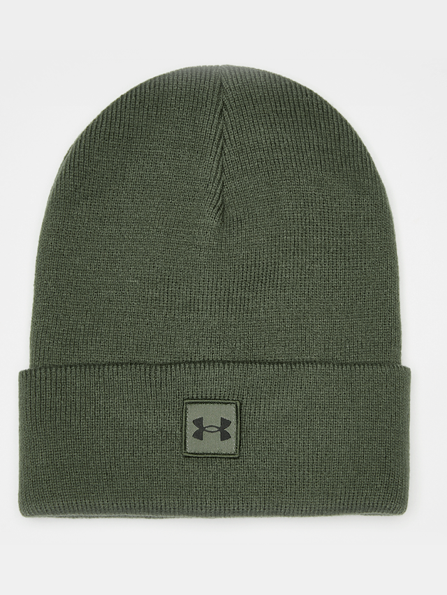 Under Armour, UA Halftime Cuff Beanie marine OD green/black, green, Image 1 of 3