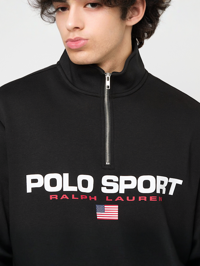 Polo Ralph Lauren, LSKCCMSLM2-LONG SLEEVE-KNIT polo black, black, Image 3 of 4