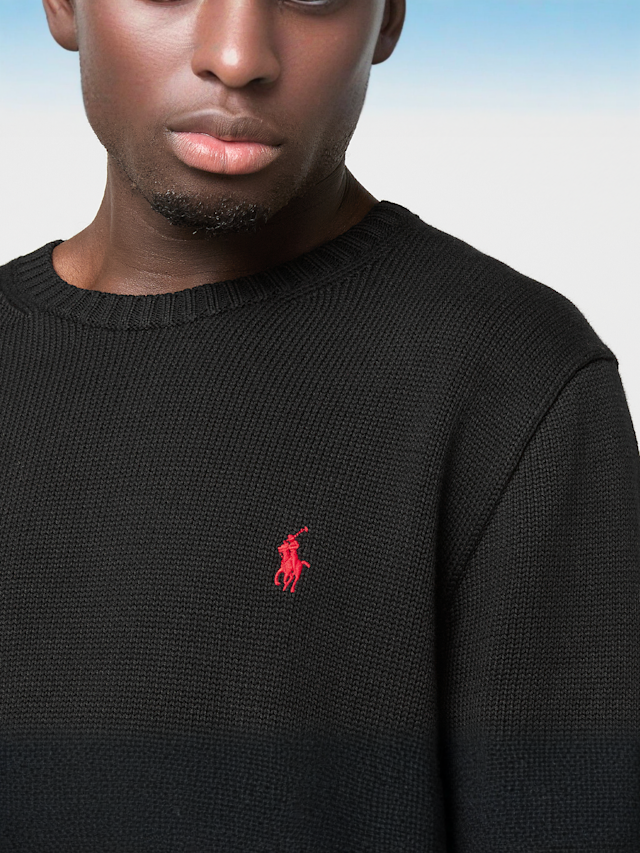 Polo Ralph Lauren, Long Sleeve Sweater, black, Image 3 of 4