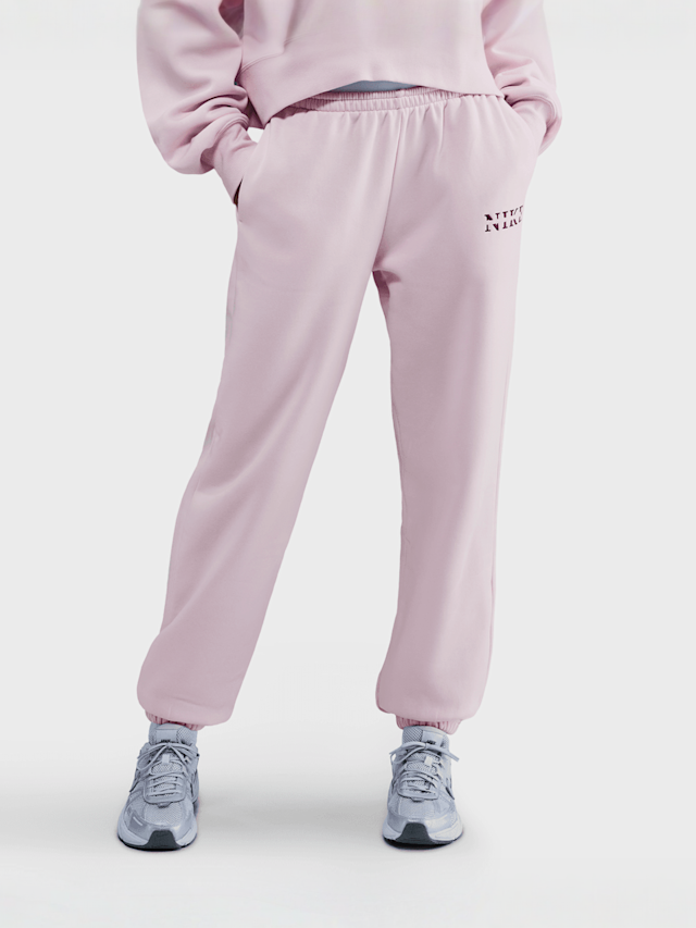 Nike, Sportswear Phoenix Fleece High-Waisted Sweatpants, light pink, Image 1 of 4
