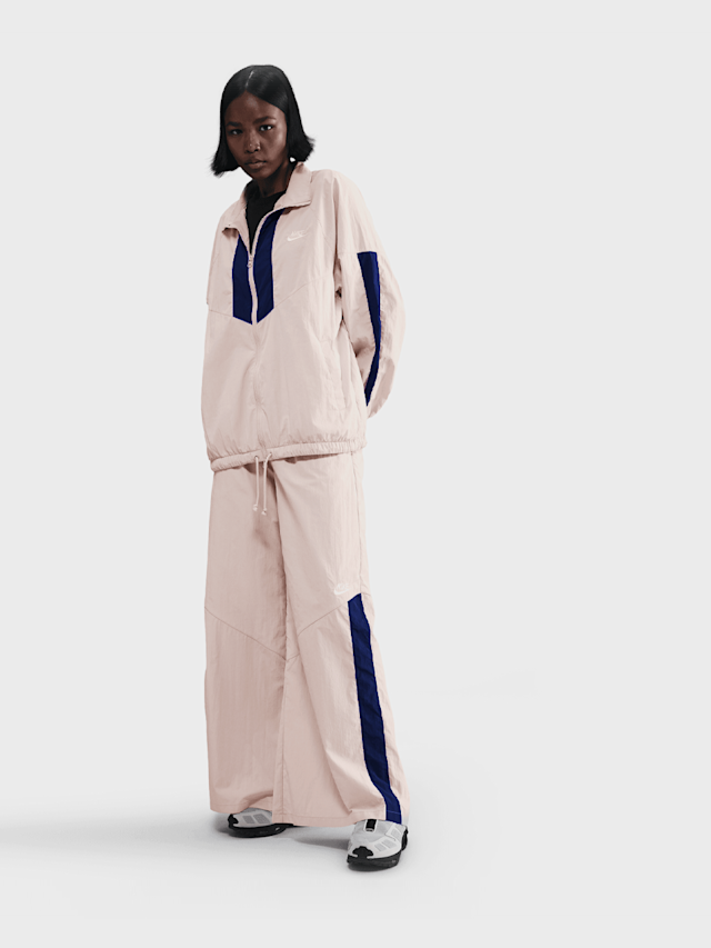 Nike, Sportswear Wide-Leg Woven Pants, light pink, Image 5 of 5
