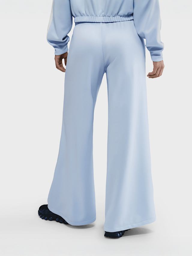 Nike, Sportswear Mid-Rise Wide-Leg Track Pants, blue, Image 2 of 5