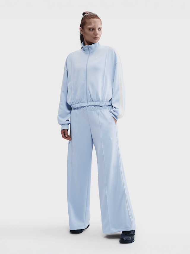 Nike, Sportswear Mid-Rise Wide-Leg Track Pants, blauw, Afbeelding 5 van 5