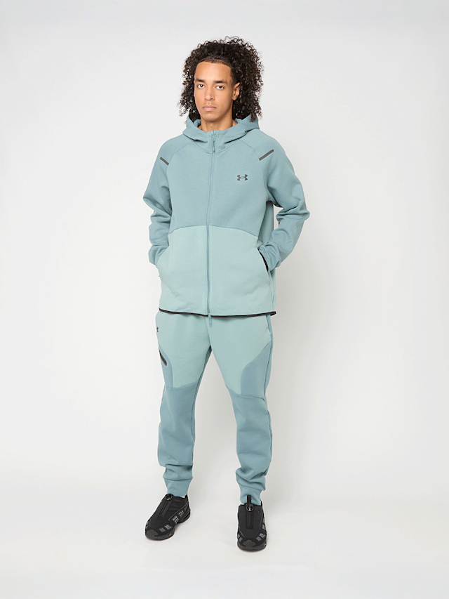 Under Armour, Unstoppable Fleece Jogger, turquoise, Image 4 of 4