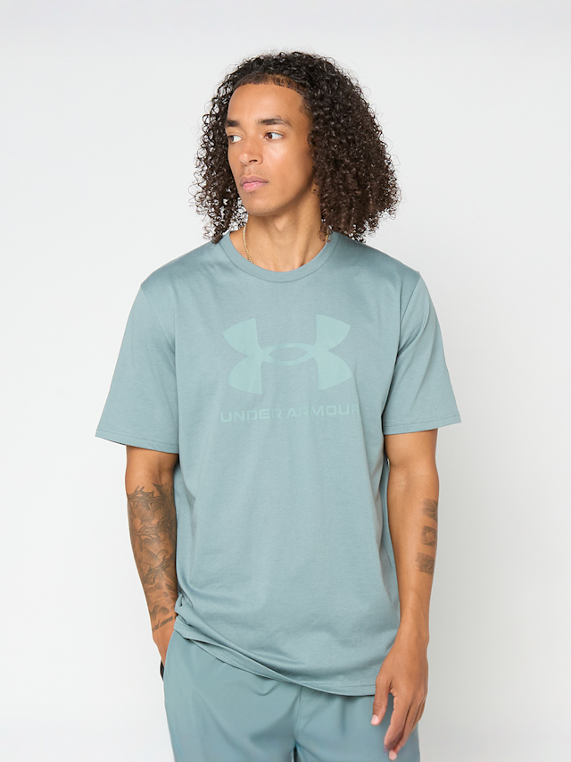 Under Armour, UA SPORTSTYLE LOGO UPDATE SS jasper blue /  / serpentine, blue, Image 1 of 5