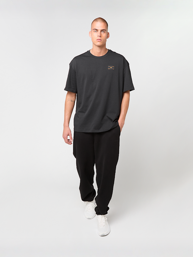 Under Armour, Woven Label Heavyweight Short Sleeve, black, Image 4 of 4