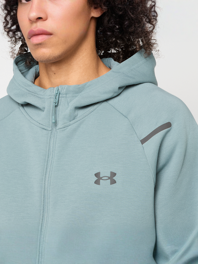 Under Armour, Unstoppable Fleece Full-Zip Hoodie, blauw, Afbeelding 3 van 5