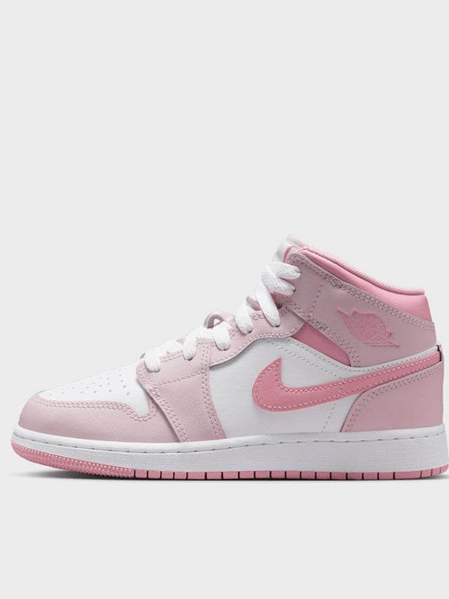 Jordan, Air Jordan 1 Mid (GS), light pink, Image 1 of 8