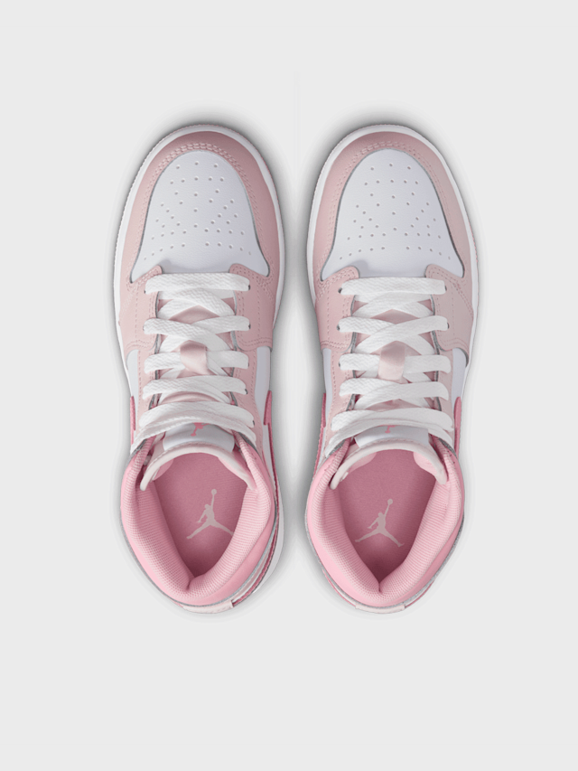 Jordan, Jordan 1 Mid (GS), Pink, Image 6 of 8