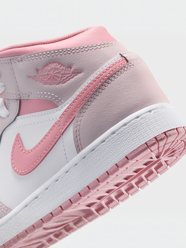 Jordan, Jordan 1 Mid (GS), Pink, Image 8 of 8