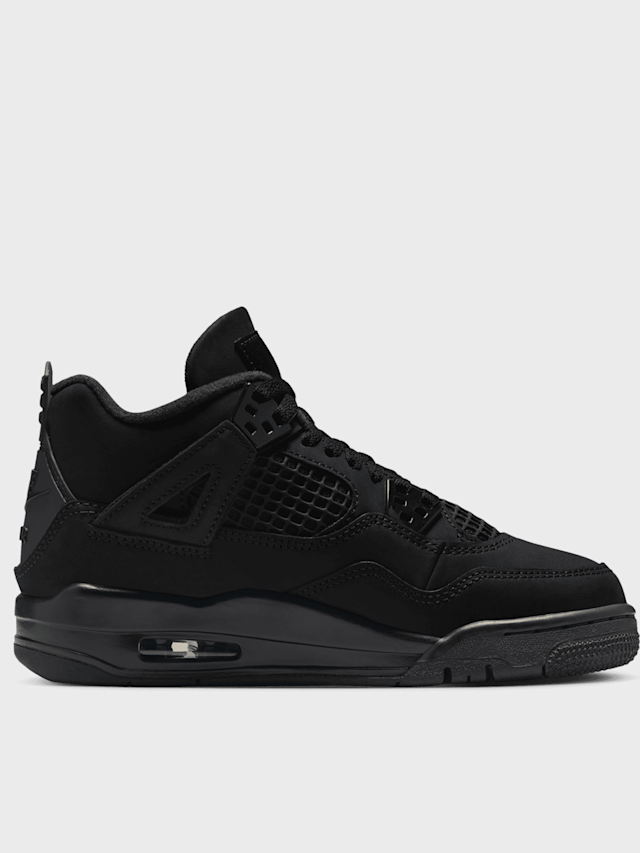 Jordan, Air Jordan 4 Retro "Black Cat" (GS), black, Image 2 of 8