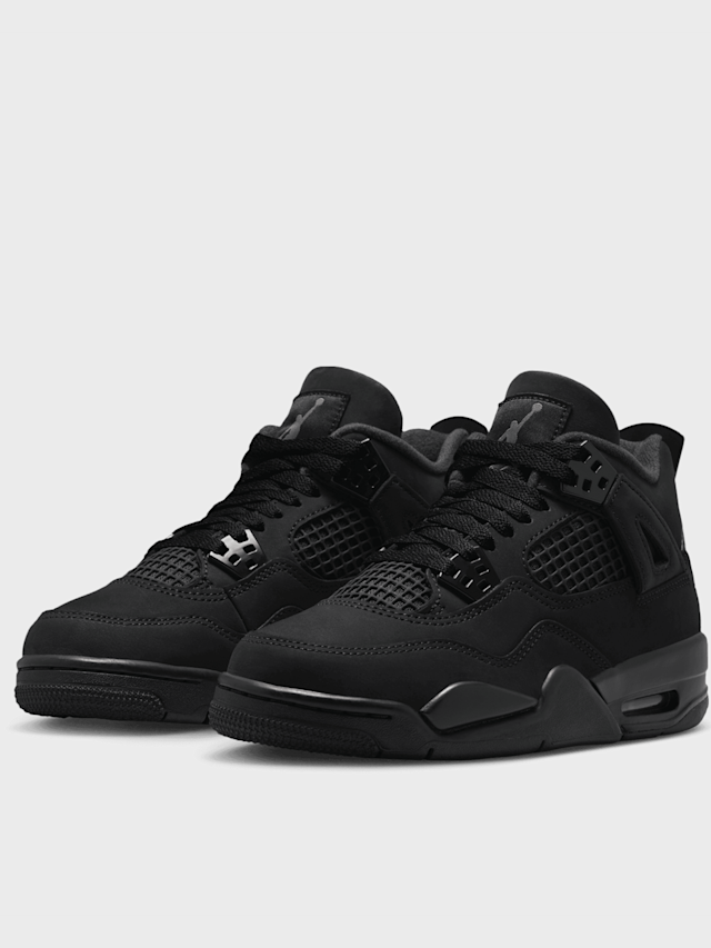 Jordan, Air Jordan 4 Retro "Black Cat" (GS), zwart, Afbeelding 3 van 8