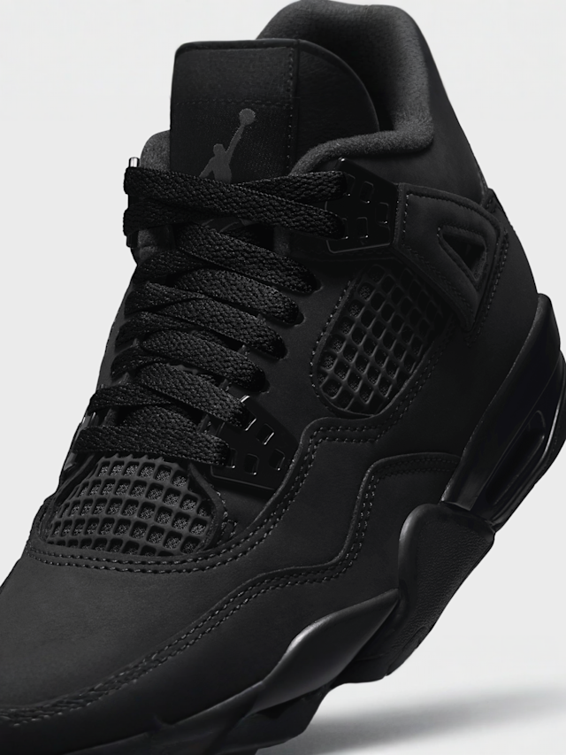 Jordan, Air Jordan 4 Retro "Black Cat" (GS), black, Image 7 of 8