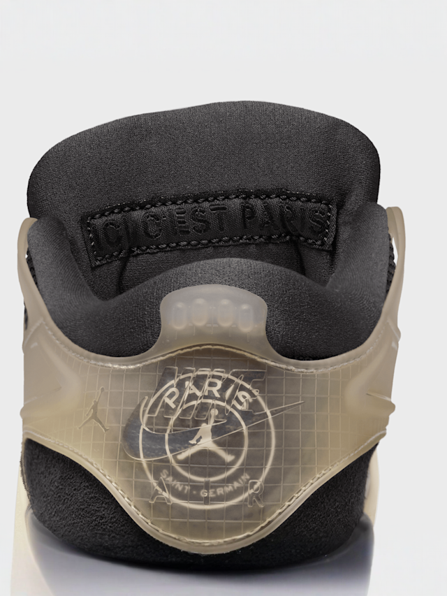 Jordan, Paris Saint-Germain x Air Jordan 4 RM "Off-Noir" (GS), grey, Image 7 of 9