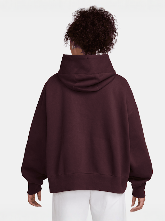 Nike, Sportswear Phoenix Fleece Over-Oversized Hoodie, red, Image 2 of 3