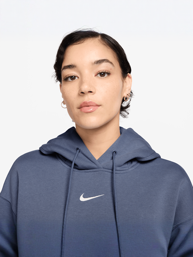 Nike, Sportswear Phoenix Fleece Oversized Hoodie, blue, Image 3 of 3