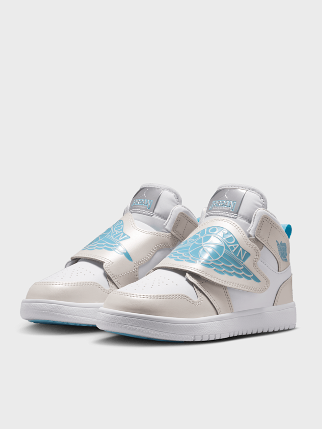 Jordan, Sky Jordan 1 photon dust/blue chill/flat pewter/black, black, Image 3 of 8