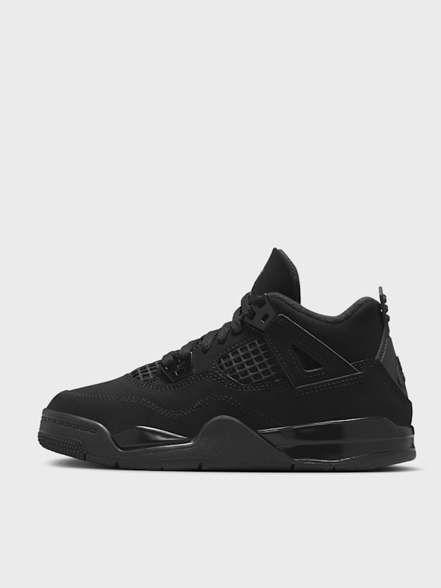 Jordan, Air Jordan 4 Retro "Black Cat" Children, black, Image 1 of 8