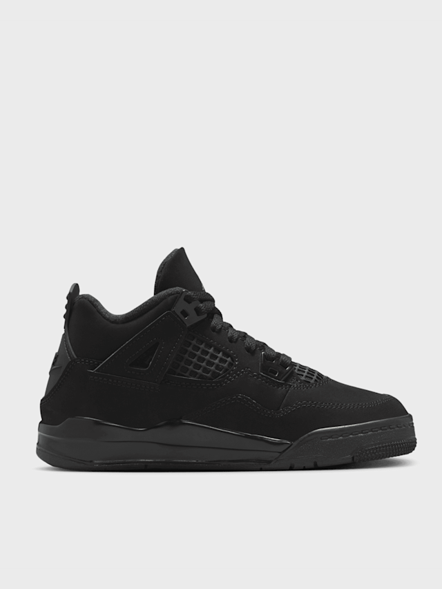 Jordan, Air Jordan 4 Retro "Black Cat" Children, black, Image 2 of 8