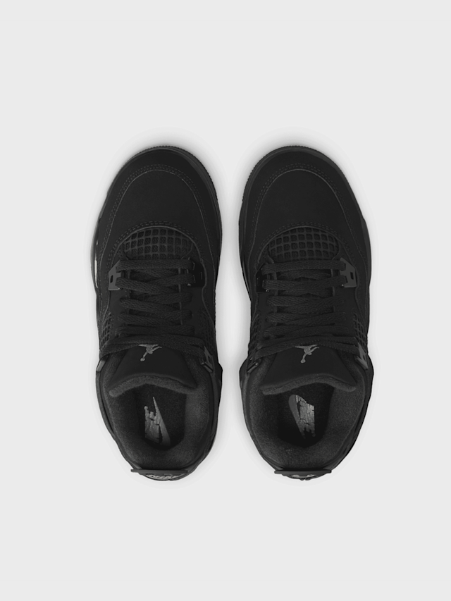 Jordan, Air Jordan 4 Retro "Black Cat" Children, black, Image 6 of 8