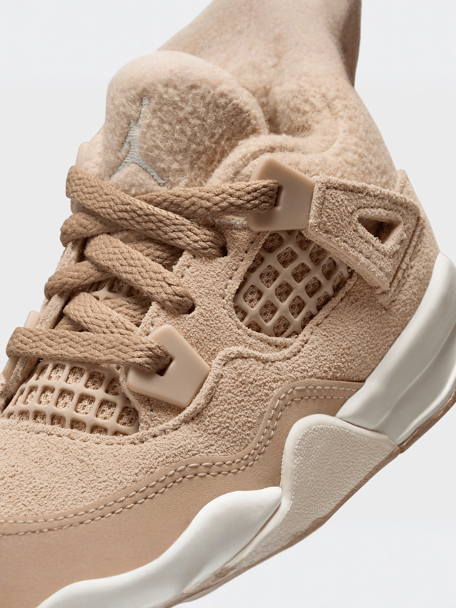 Jordan, Jordan 4 Retro Toddlers "Cozy Girl", beige, Image 7 of 7
