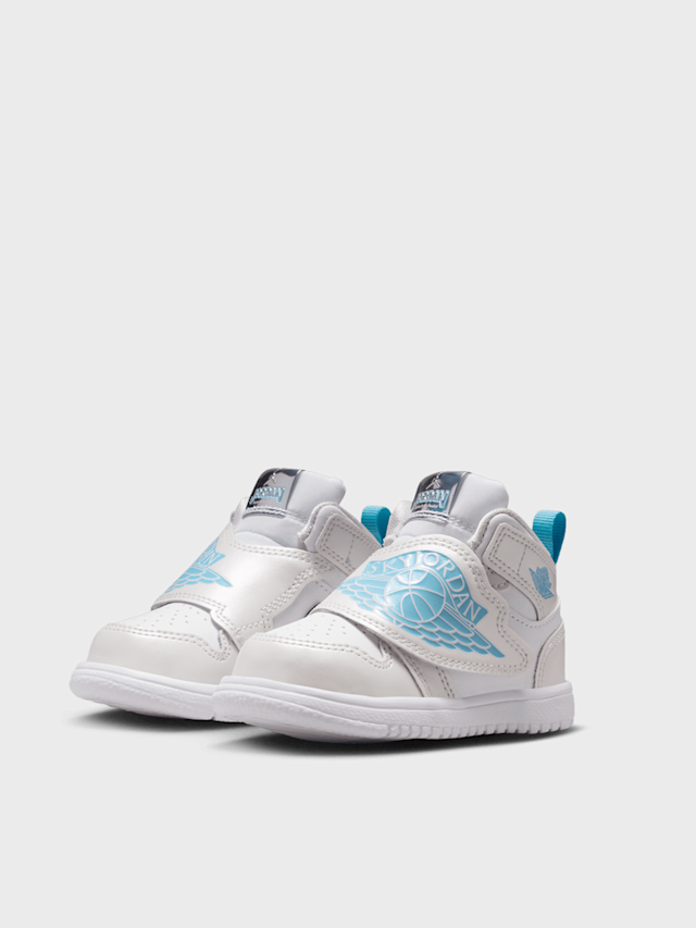 Jordan, Sky Jordan 1 Toddlers blue tint/white/ice blue, beige, Image 3 of 7
