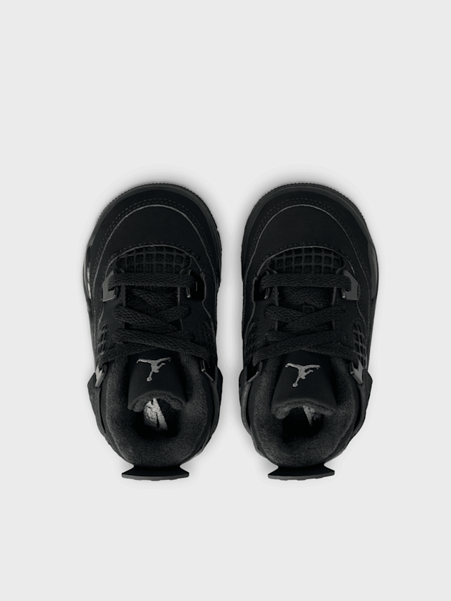 Jordan, Air Jordan 4 Retro "Black Cat" Toddlers, black, Image 6 of 7